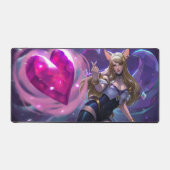 ナインテールキツネデスクマット | カスタマイズ可能なデスクマット デスクマット (正面)