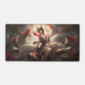 ナインテールキツネデスクマット | カスタマイズ可能なデスクマット デスクマット (正面)