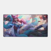 ナインテールキツネデスクマット | カスタマイズ可能なデスクマット デスクマット (正面)