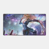 ナインテールキツネデスクマット | カスタマイズ可能なデスクマット デスクマット (正面)