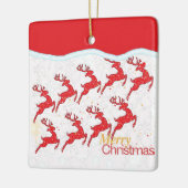 ナイントナカイオーナメント セラミックオーナメント (左)