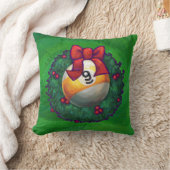 ナインボールリースオングリーン クッション (ブランケット)