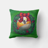 ナインボールリースオングリーン クッション (裏面)