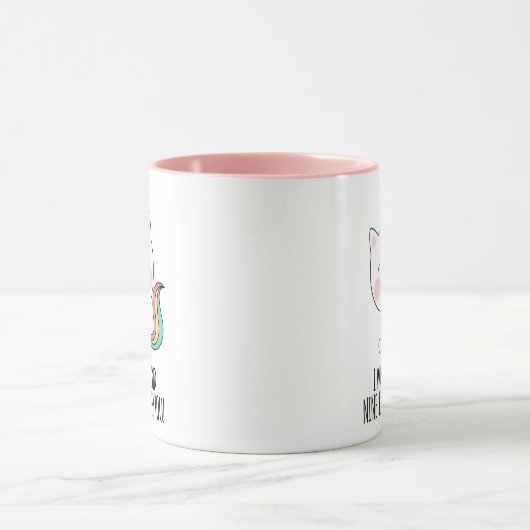 ナインライフキュートカットコーンかわいいバレンタインデー マグカップ (中央)