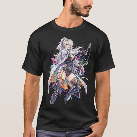 ナイン・マッシブ・ソード・傭兵・カオス・ゼロ・ナイトメア Tシャツ (正面)