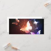 ナイ白熱［赤熱］光を放つトチョウ カード (正面/裏面インサイチュ)