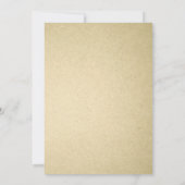 ナイ素朴トライト結婚式招待状 招待状 (裏面)