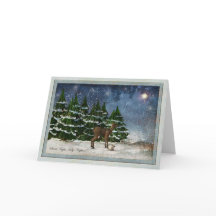 ナイ静かトクリスマスカード