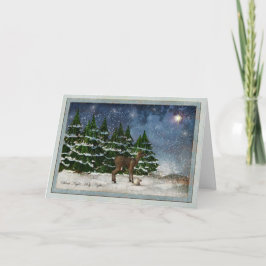 ナイ静かトクリスマスカード シーズンカード