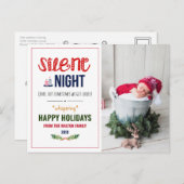 ナイ静かトクリスマスホリデーはがき シーズンポストカード (正面/裏面)