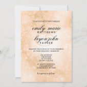 ナウアンドフォーエバーピーチ結婚式招待状 招待状 (裏面)