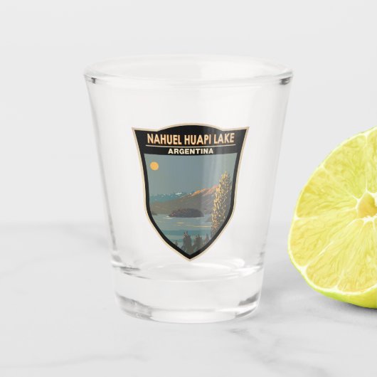 ナウエルフアピレイクアルゼンチントラベルアートヴィンテージ ショットグラス (正面)
