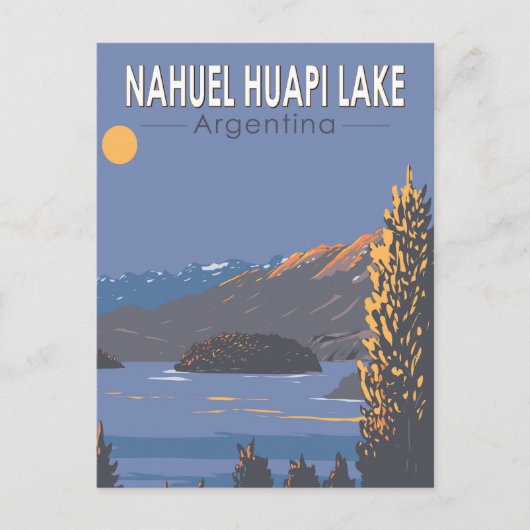 ナウエルフアピレイクアルゼンチントラベルアートヴィンテージ ポストカード (正面)