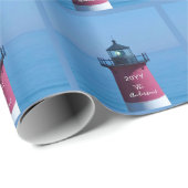 ナウセットライトハウスデイテッドファミリーケープコ航海のッド ラッピングペーパー (ロールコーナー)