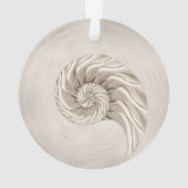 ナウチラスシェルスケッチ オーナメント (裏面)