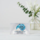 ナウチラスシェルブルーウォーターカラー 名刺 (スタンド正面)