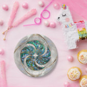 ナウチラスシェル – アワビとパール ペーパープレート (パーティー)