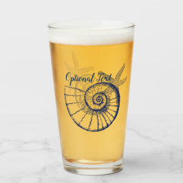 ナウチラスシーシェル&スターフィッシュマリンライフカスタム タンブラーグラス