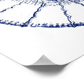 ナウチラスシーシェル&スターフィッシュマリンライフカスタム ポスター (角)