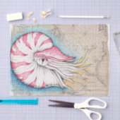 ナウチラスヴィンテージマップ 薄葉紙 (クラフト)