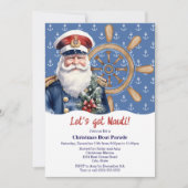 ナウティおもしろいクリスマスボートパレードを始めよう 招待状 (正面)