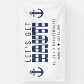 ナウティな独身最後の女祭り 横断幕 (縦)