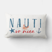 ナウティまたはニース沿岸のクリスマス ランバークッション (正面)