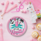 ナウティを捕まえろ!航海のバチェロレッテプレート ペーパープレート (パーティー)