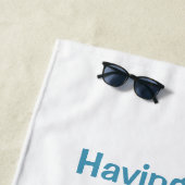 ナウティオグースサイル航海のボート ビーチタオル (インサイチュ)