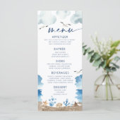 ナウティカテーマベビーシャワーメニュー メニュー (スタンド正面)