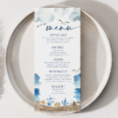 ナウティカテーマベビーシャワーメニュー メニュー