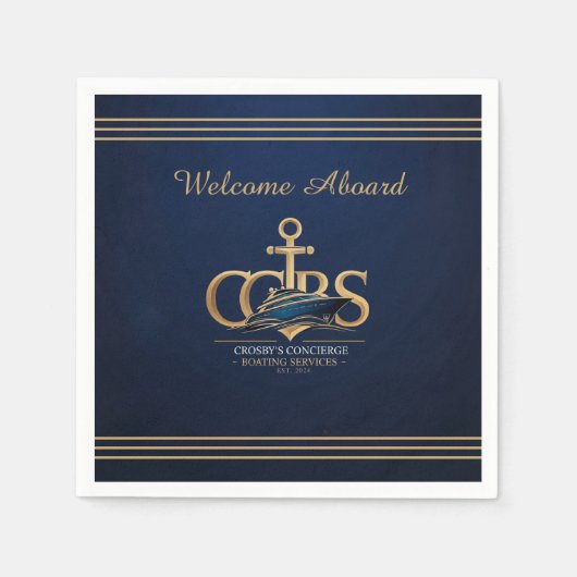 ナウティカCCBSマーチ.lナプキン スタンダードカクテルナプキン (正面)