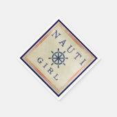 ナウティガールコースタルペーパーナプキン スタンダードカクテルナプキン (角)