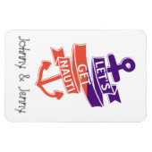 ナウティクルーズドアデコレーションマーカーを取得する マグネット (横)