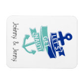 ナウティクルーズドアデコレーションマーカーを取得する マグネット (横)