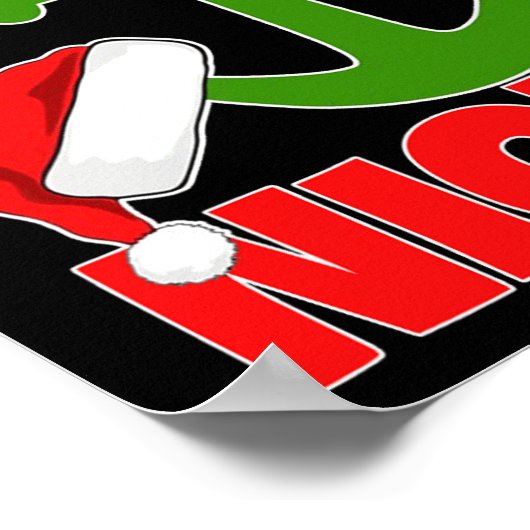 ナウティナグティオアニースサンタクリスマスクルーズボーティンサイ ポスター (角)