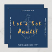 ナウティバチェロレッテ招待状 招待状 (正面/裏面)