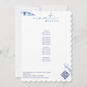 ナウティバチェロレッテ週末航海のボートパーティー 招待状 (裏面)