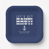 ナウティブルーバチェロレッテ ペーパープレート (正面)