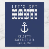 ナウティブルーバチェロレッテ ワインラベル (シングルラベル)