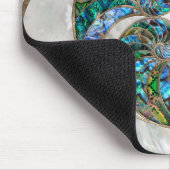 ナウティラス貝 – アワビと真珠 マウスパッド (コーナー)