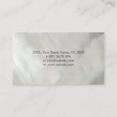 ナウティラス貝 – アワビと真珠 名刺 (裏面)