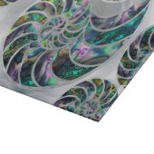 ナウティラス・シェル・アワビと真珠 カッティングボード (角)