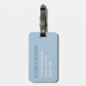 ナウティラス・シーシェル | ゴールデンスパイラル ラゲッジタグ (裏面縦)