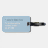 ナウティラス・シーシェル | ゴールデンスパイラル ラゲッジタグ (裏面横)