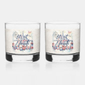 ナウティ沿岸のパーティーを航海の手に入れよう ウイスキーグラス (裏面)