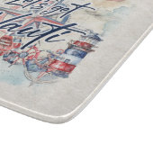 ナウティ沿岸ビーチボー航海のトテーマ カッティングボード (角)