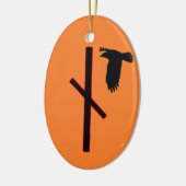 ナウディズバイキングルーンユール（キリスト降誕祭）オーナメント – 克服！ セラミックオーナメント (左)