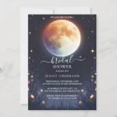 ナウナイトサンセットムーンクラウドトワイライトブライダルシャワー 招待状 (正面)