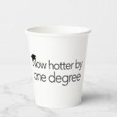 ナウホッターバイワンディグリー紙カップ 紙コップ (正面)